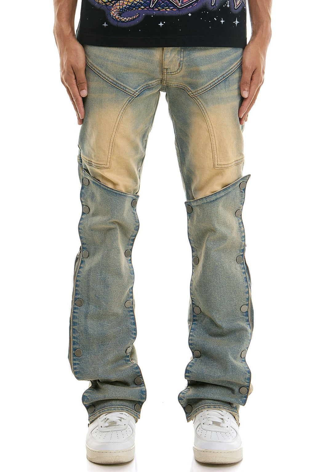 SENTINEL SKINNY FLARE JEANS