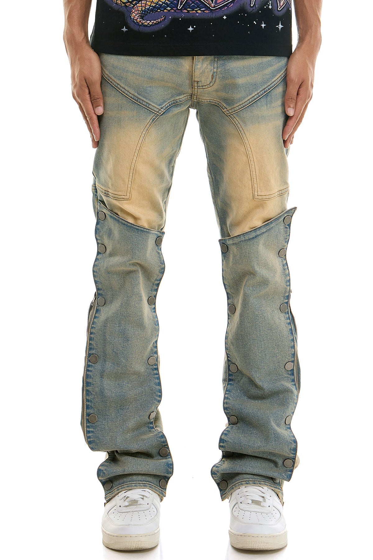 SENTINEL SKINNY FLARE JEANS