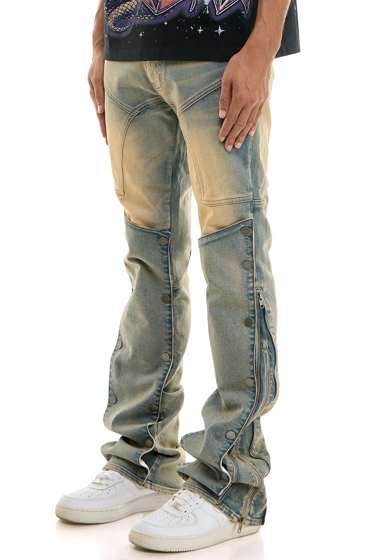 SENTINEL SKINNY FLARE JEANS