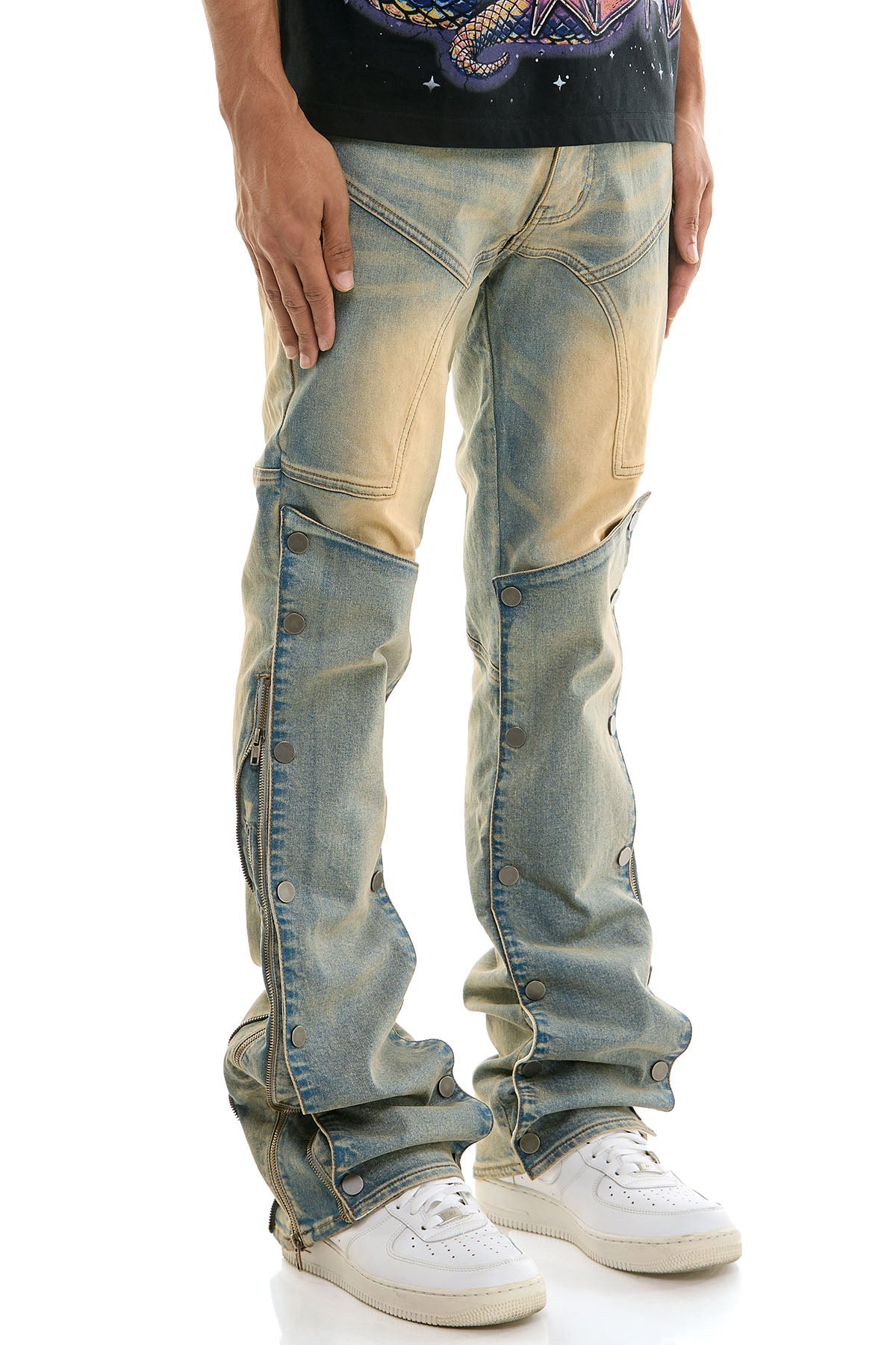 SENTINEL SKINNY FLARE JEANS