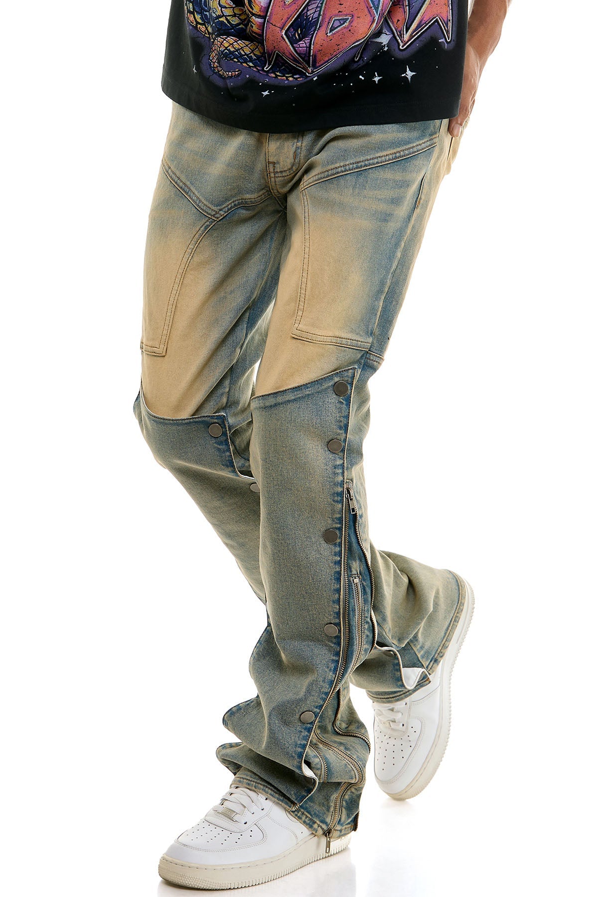 SENTINEL SKINNY FLARE JEANS