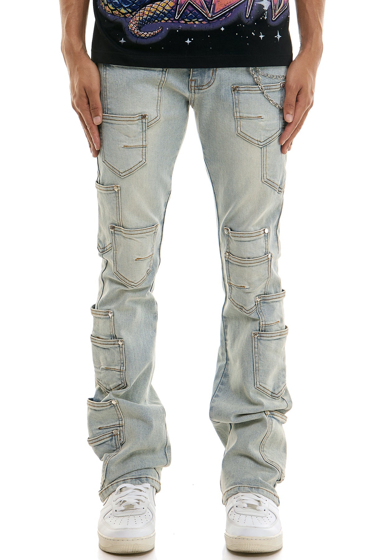 CHAOS SKINNY FLARE JEANS