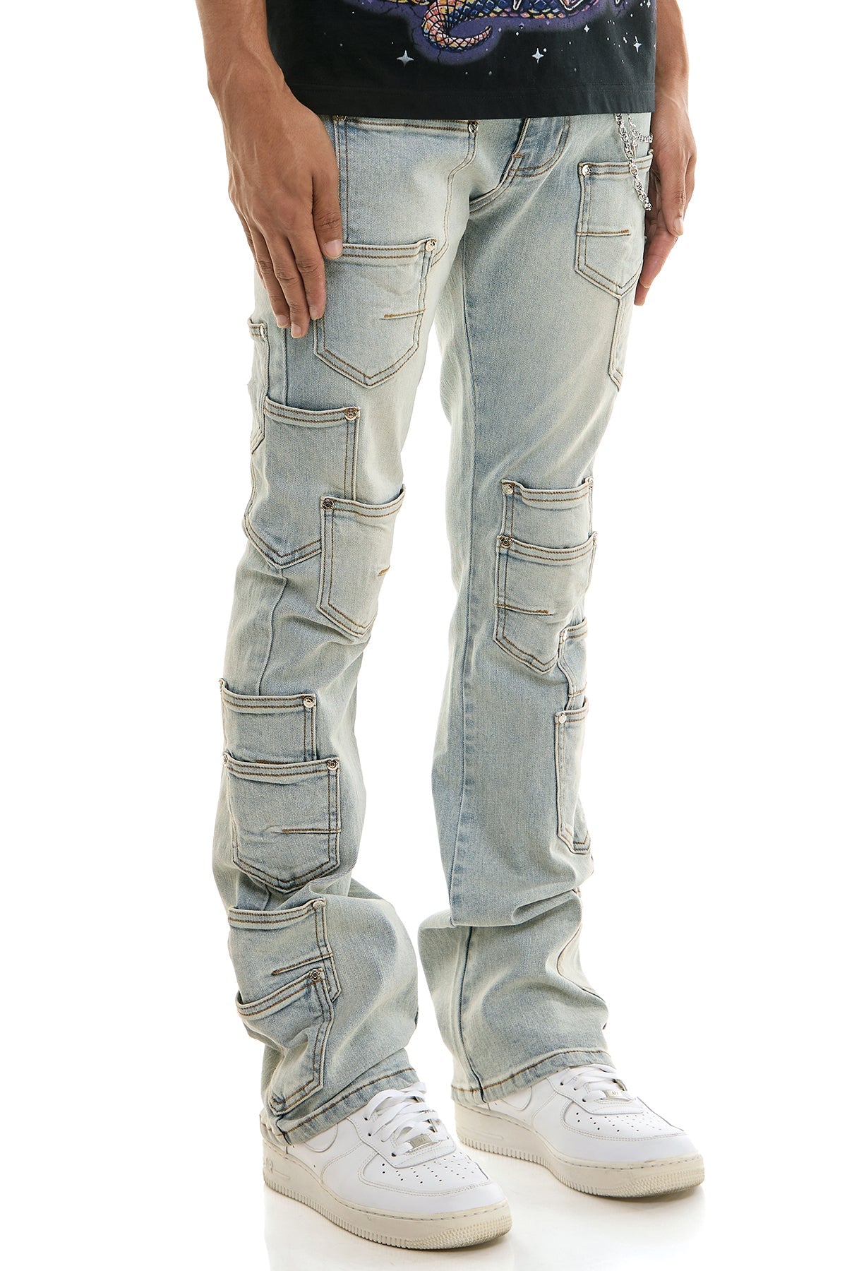 CHAOS SKINNY FLARE JEANS