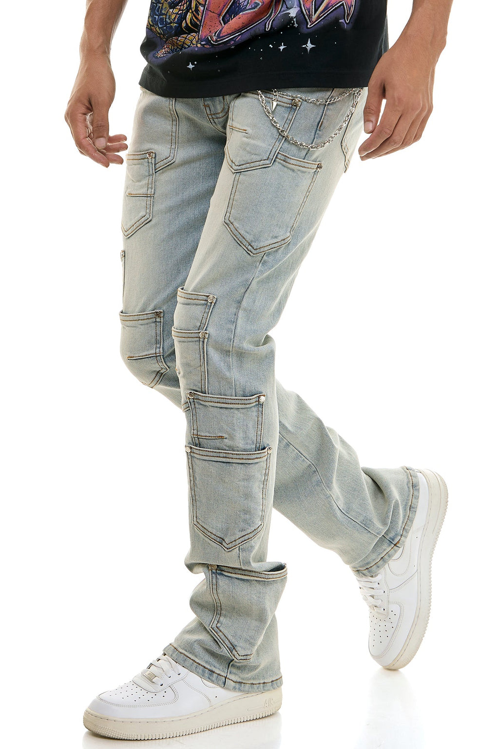 CHAOS SKINNY FLARE JEANS