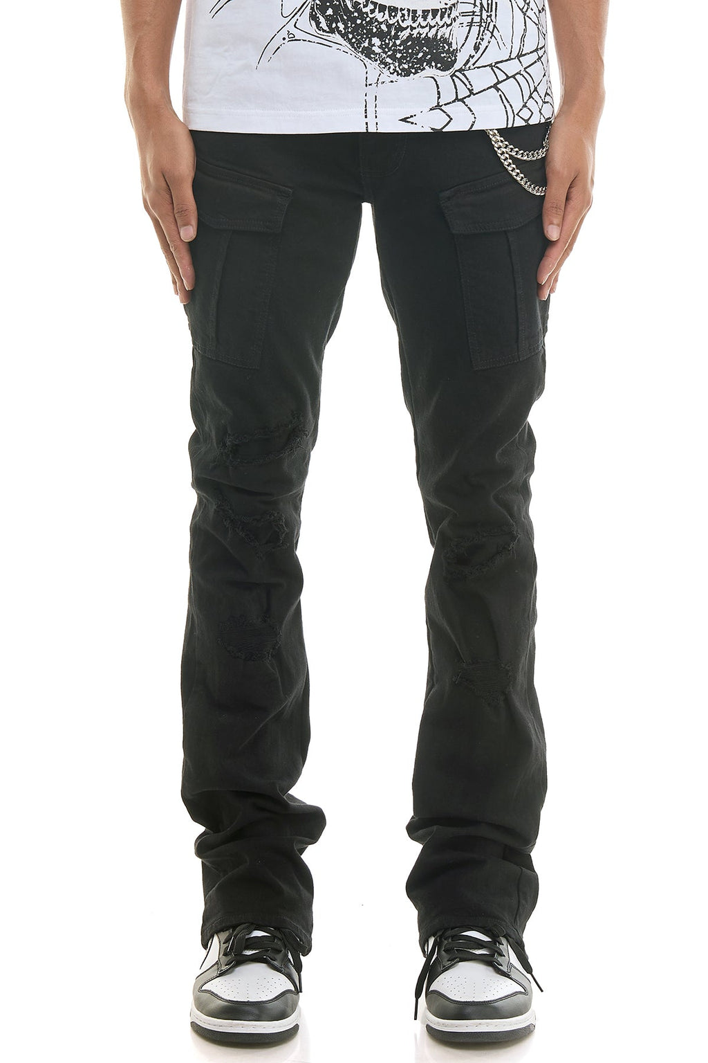 VELOCITY SKINNY FLARE JEANS