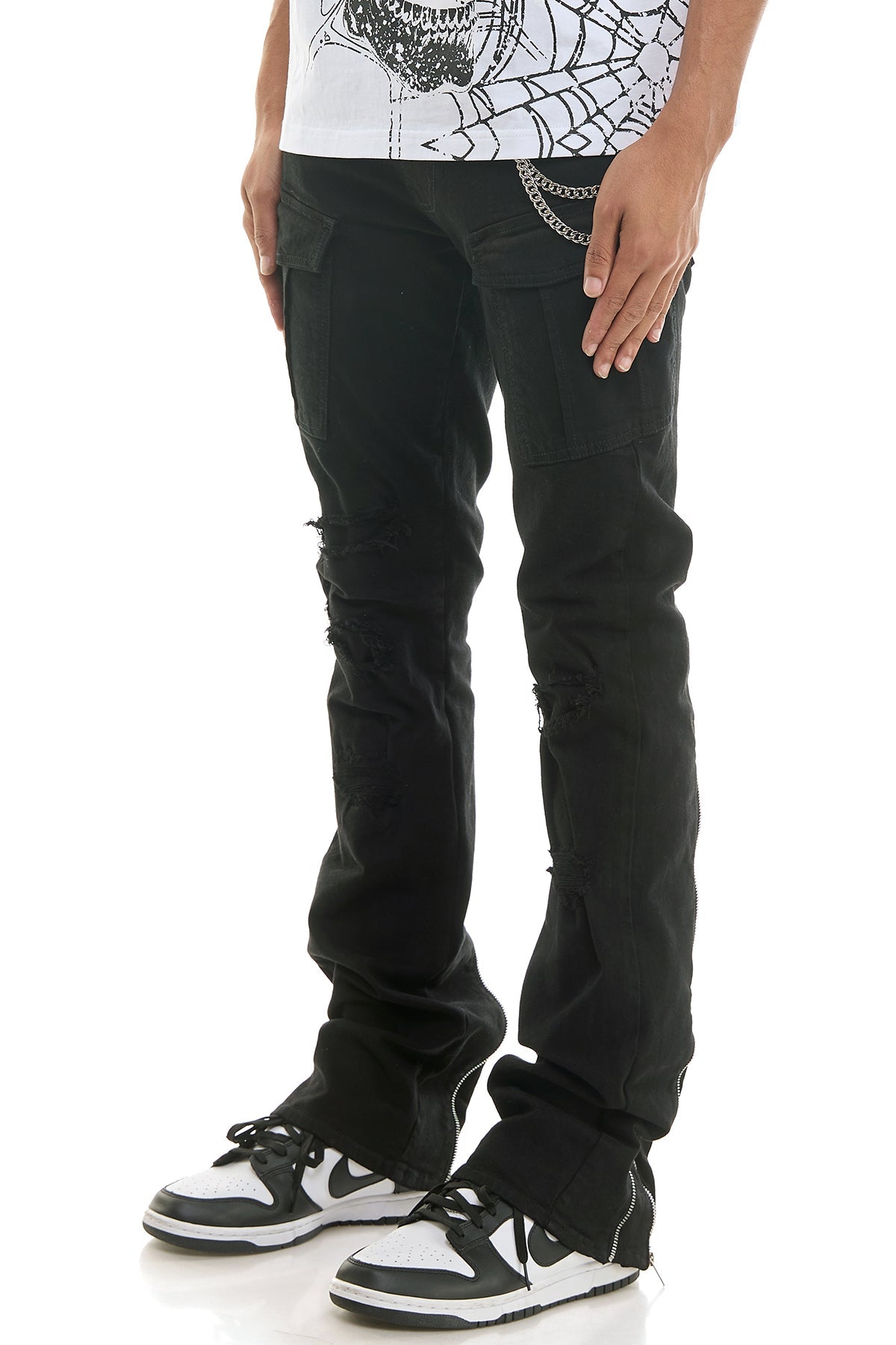 VELOCITY SKINNY FLARE JEANS