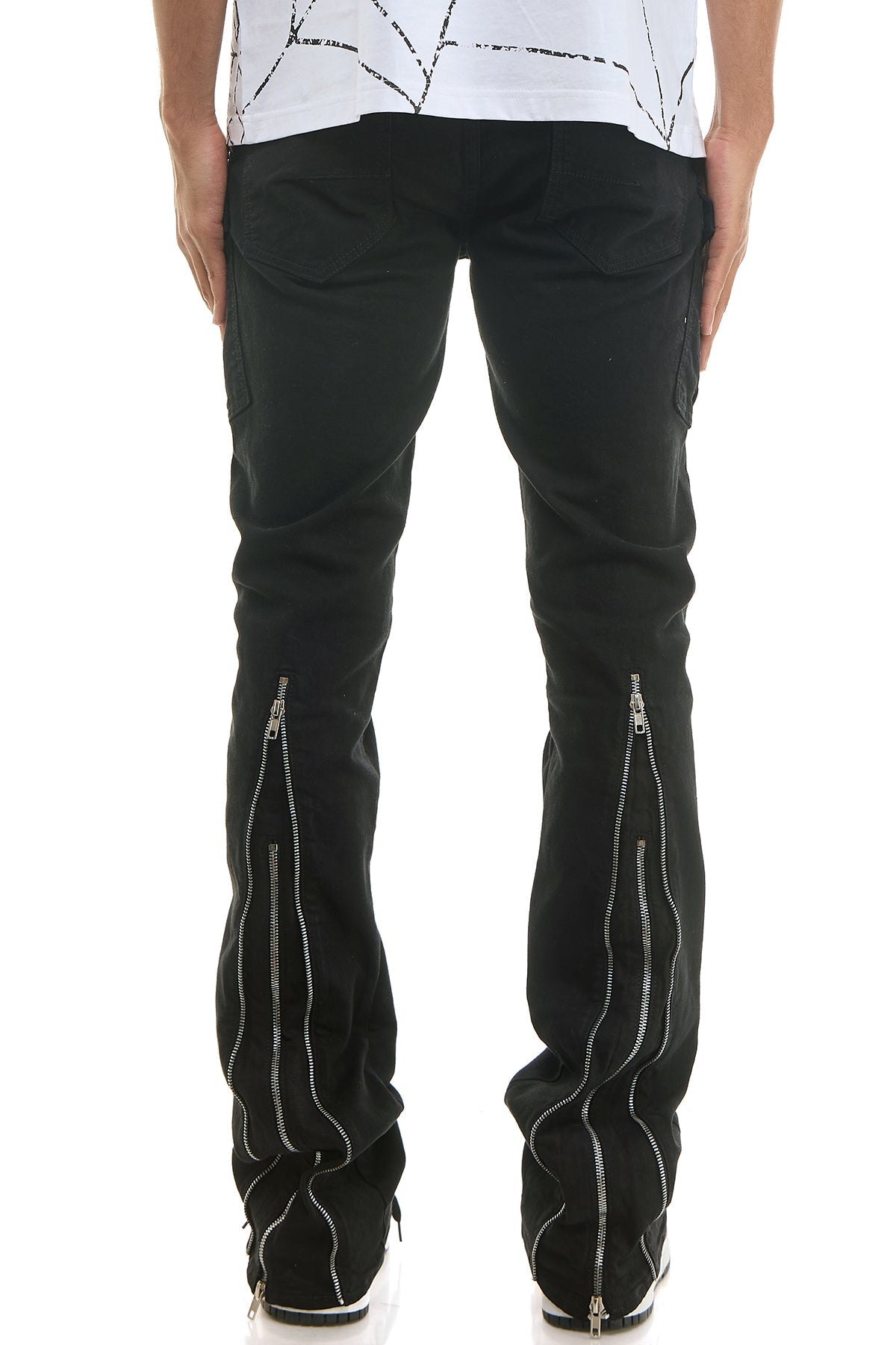VELOCITY SKINNY FLARE JEANS