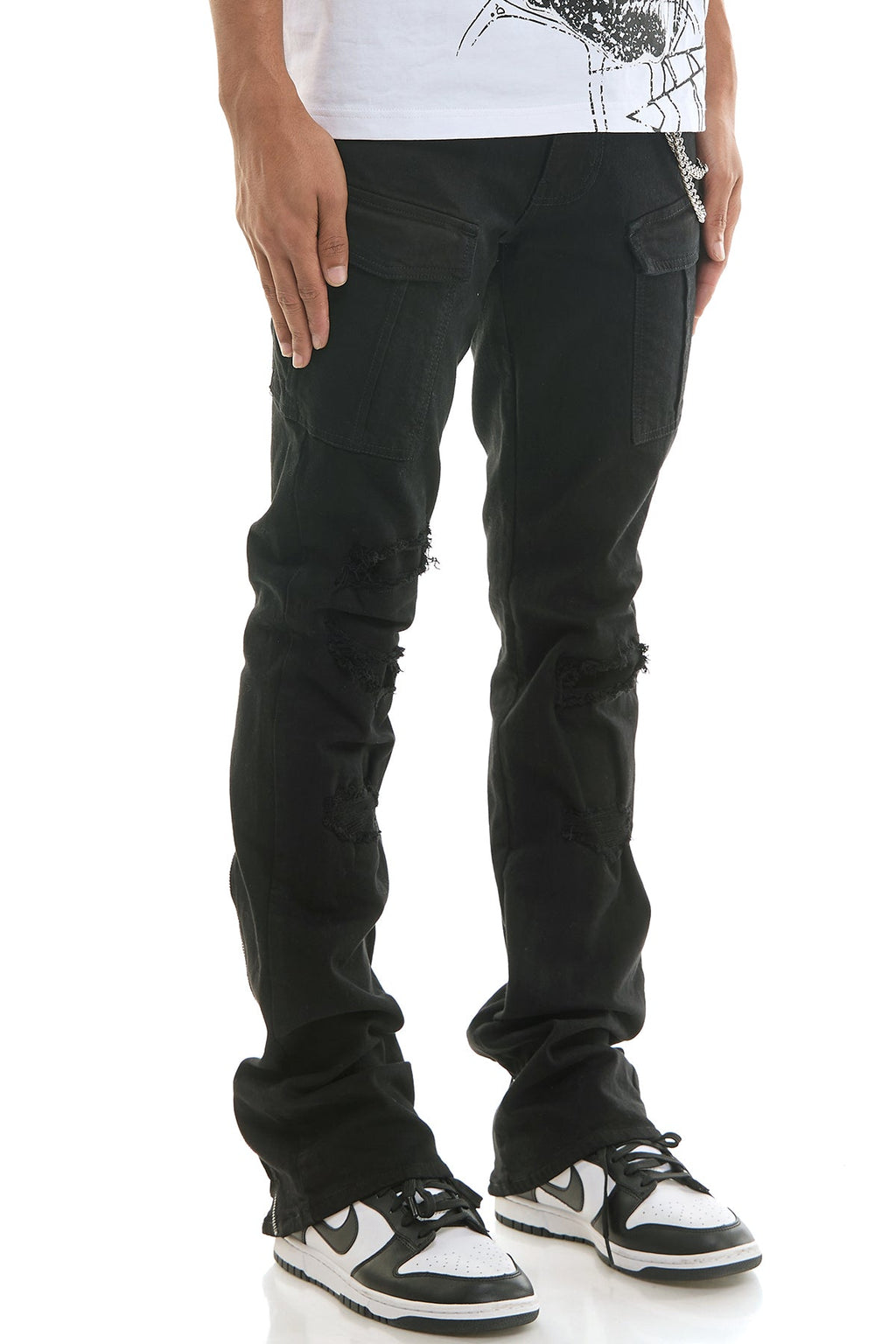 VELOCITY SKINNY FLARE JEANS