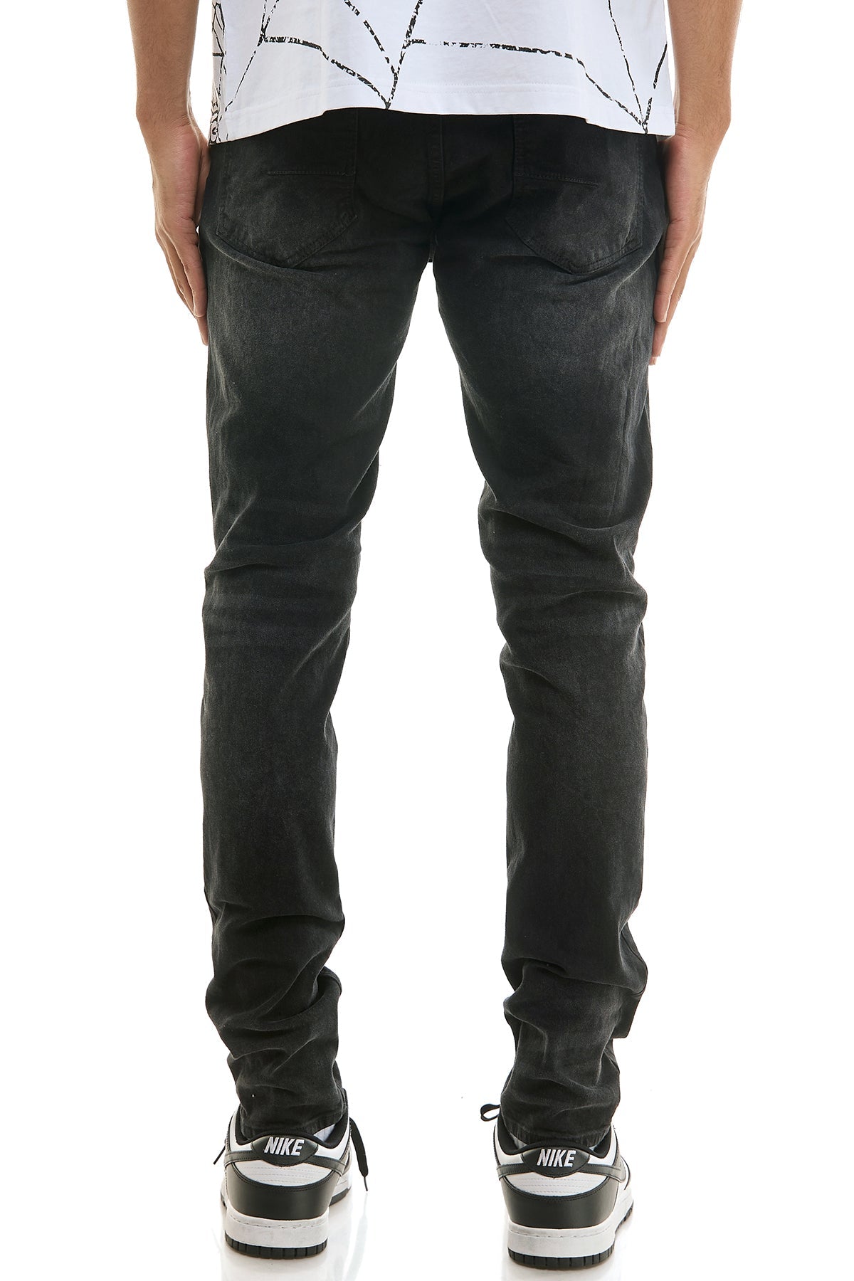 SHADOW RIPPED SKINNY JEANS