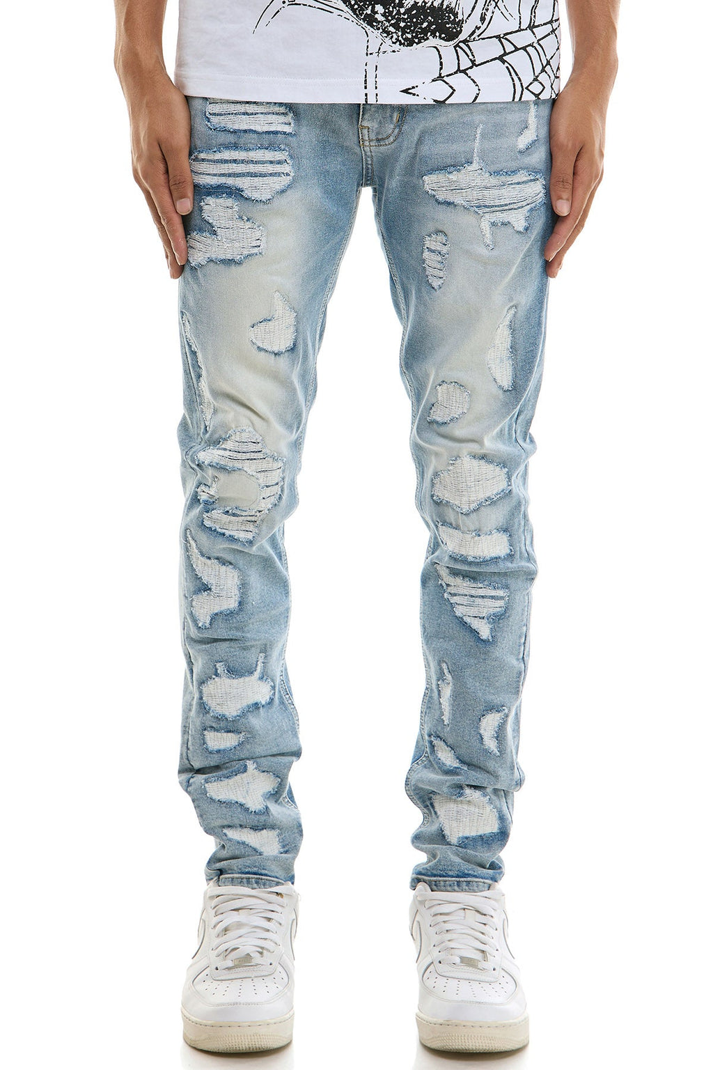ARCTIC RIPPED SKINNY JEANS