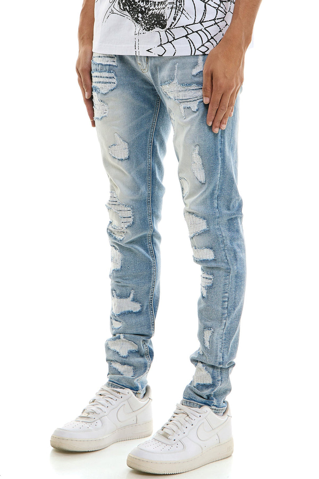 ARCTIC RIPPED SKINNY JEANS