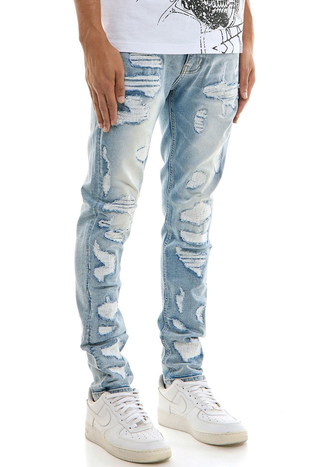 ARCTIC RIPPED SKINNY JEANS