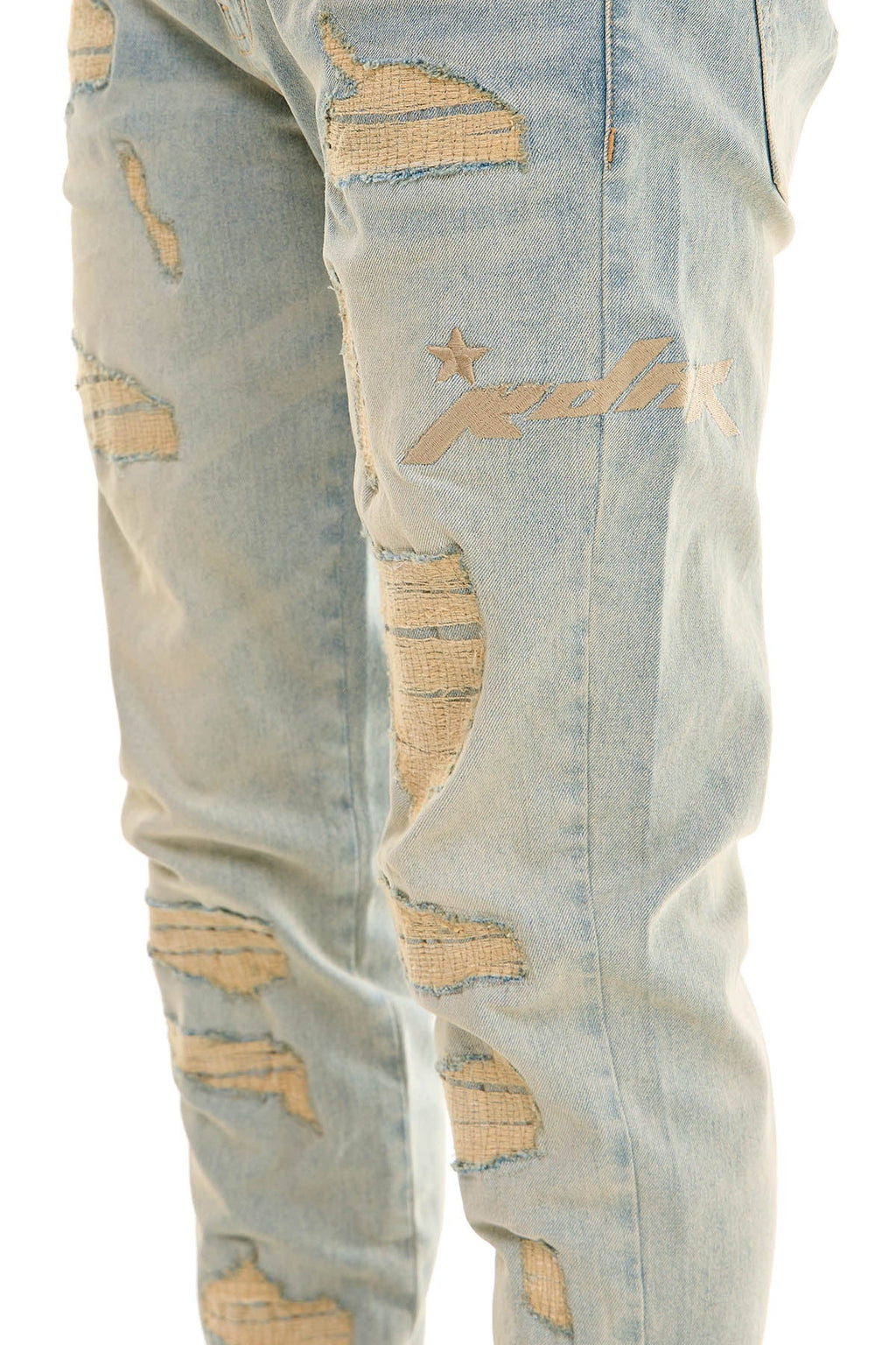DUNE EMBROIDERED SKINNY JEANS