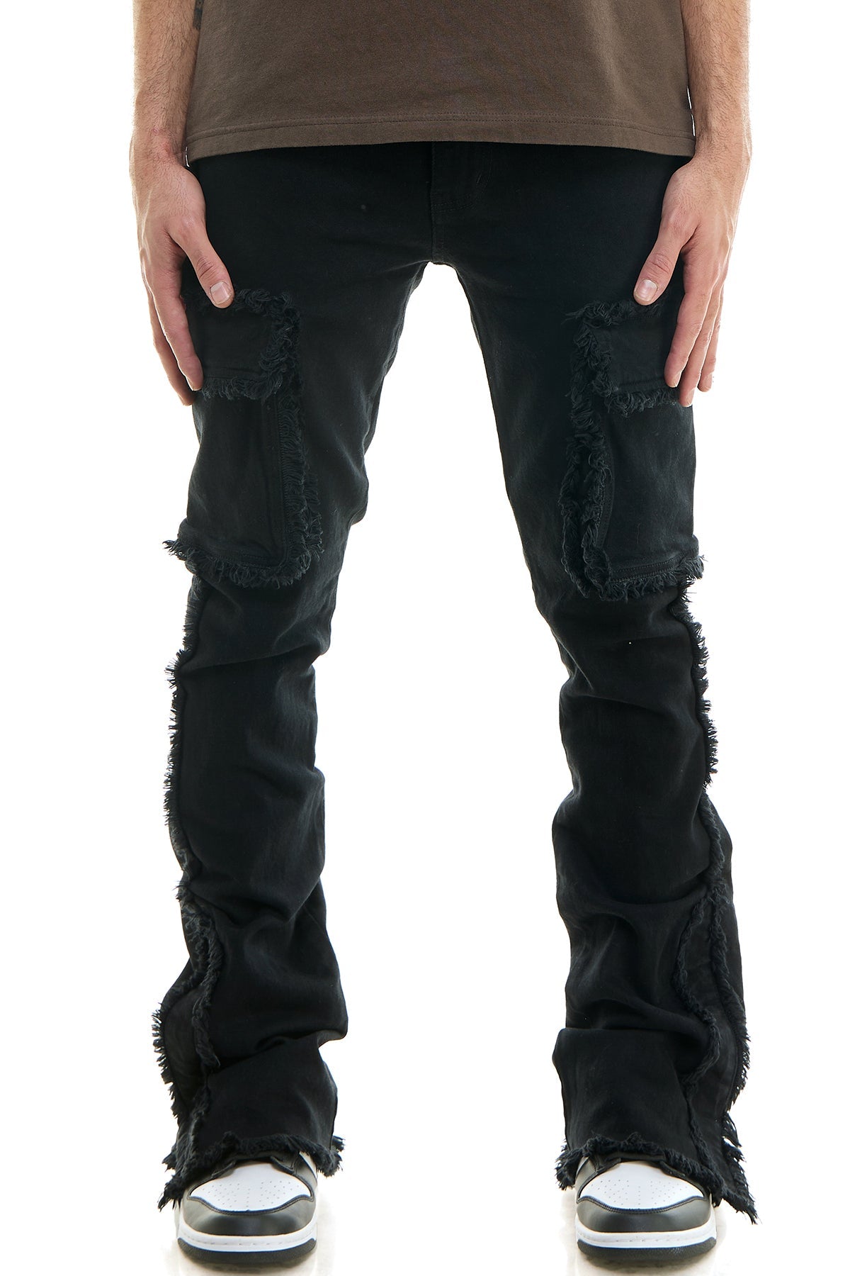 RAW CARGO FLARE JEANS