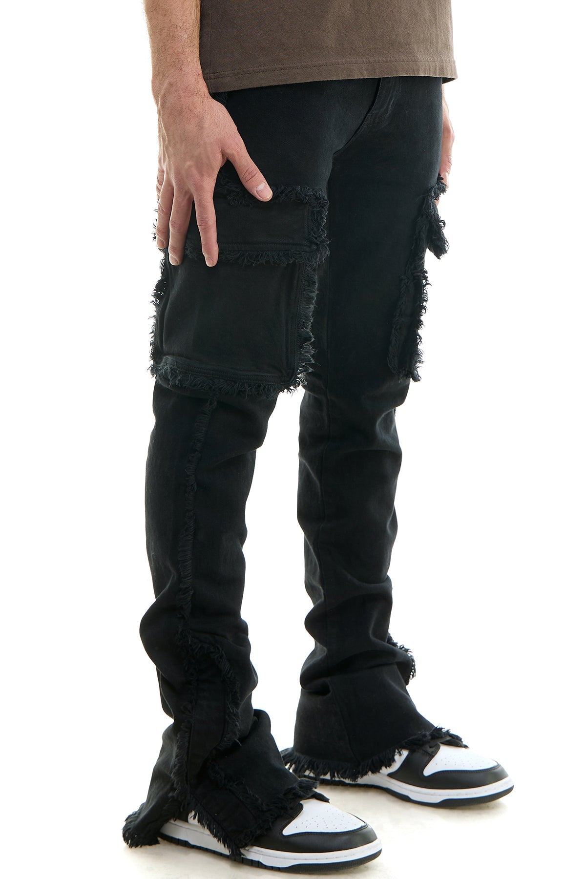 RAW CARGO FLARE JEANS