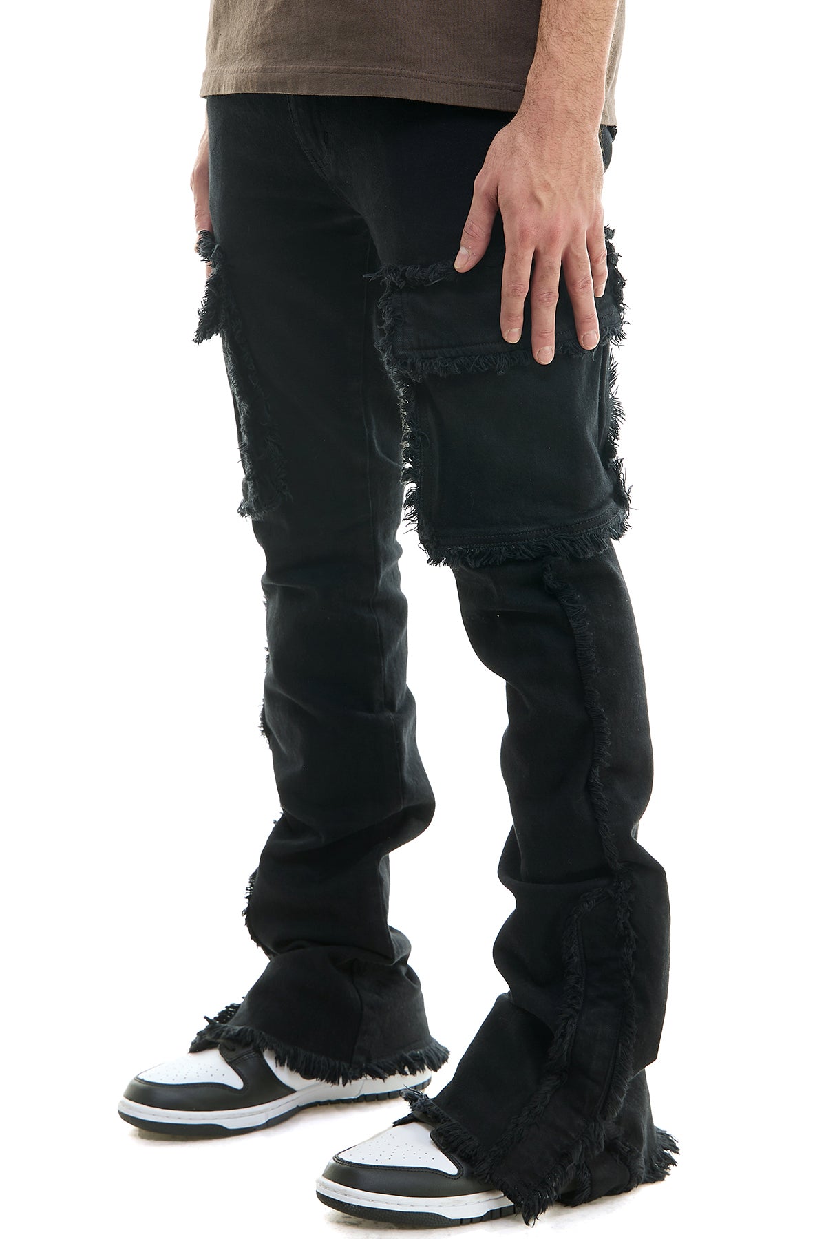 RAW CARGO FLARE JEANS