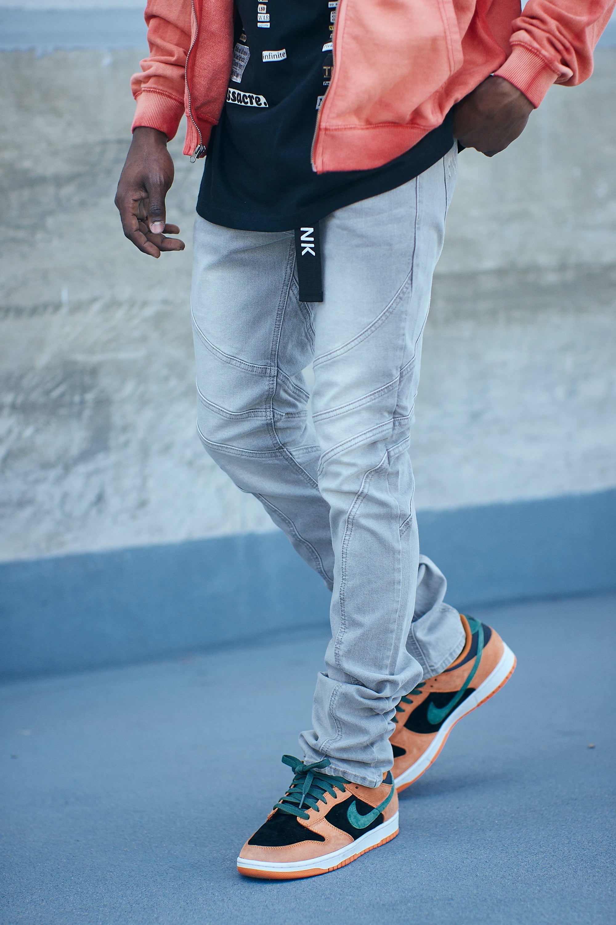 STACKED OVERLAP JEANS