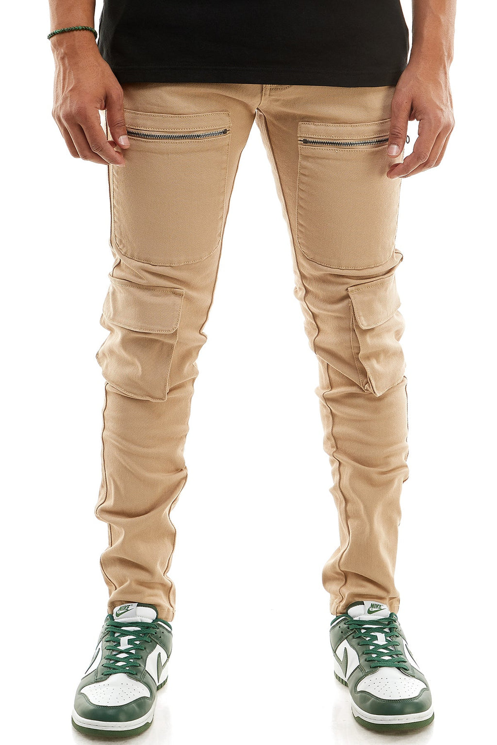 KNEE CARGO PANTS