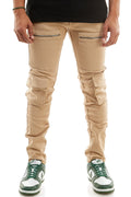 KNEE CARGO PANTS
