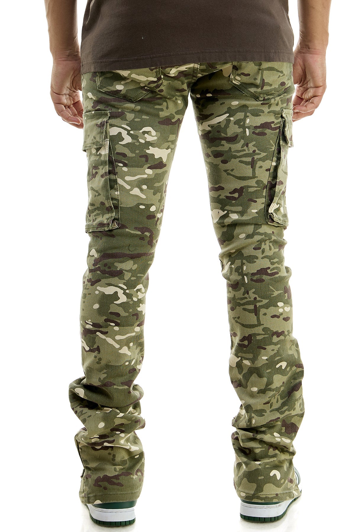STACKED DOUBLE CARGO PANTS