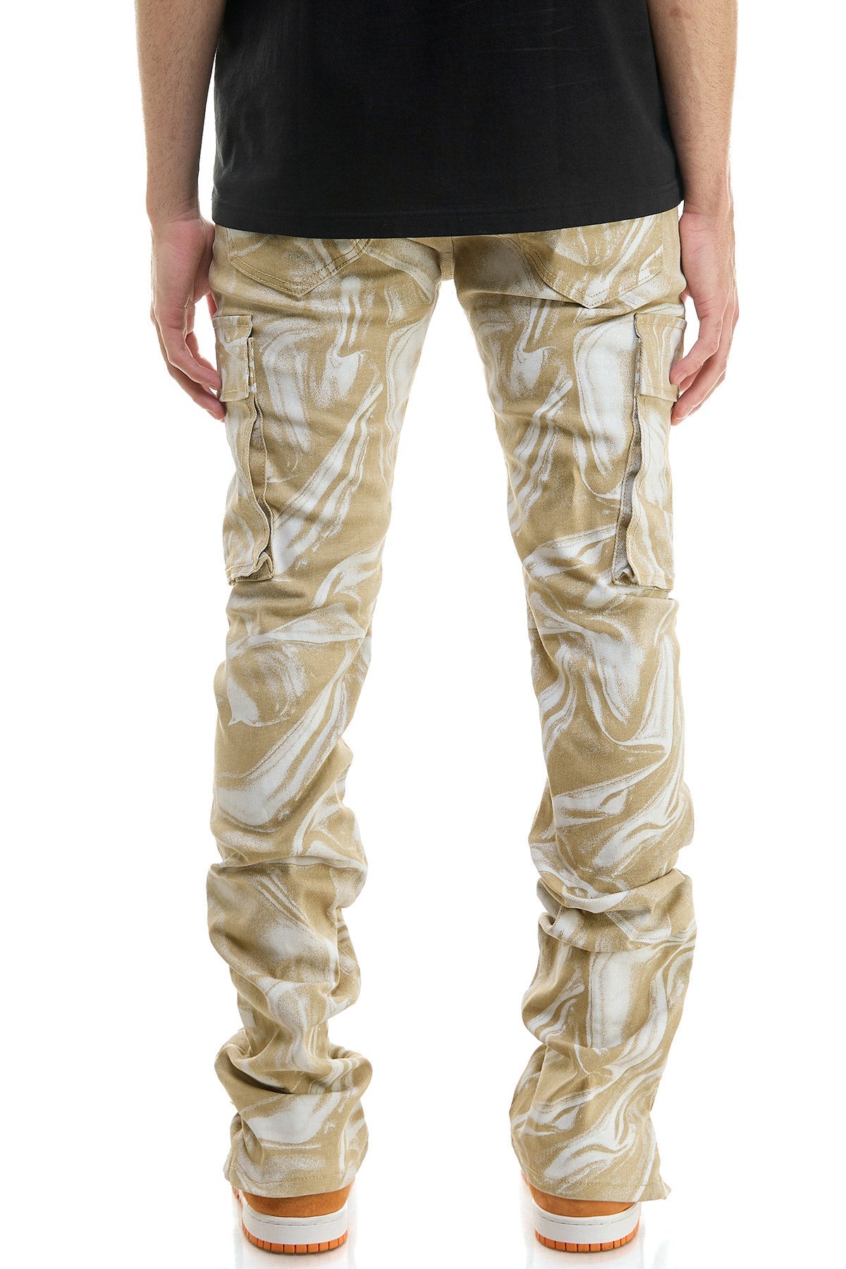 STACKED DOUBLE CARGO PANTS