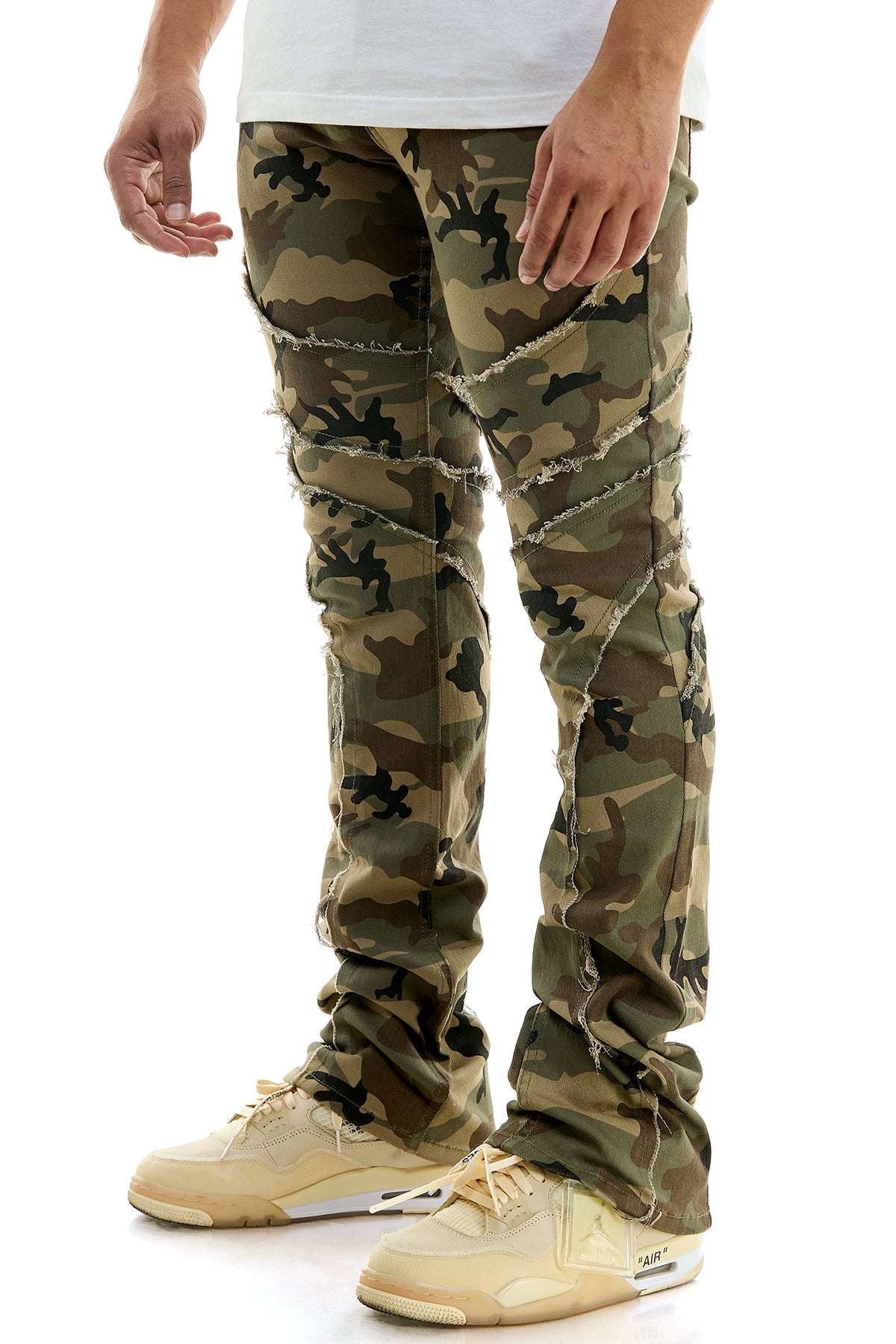 FLARED OVERLAP PANTS