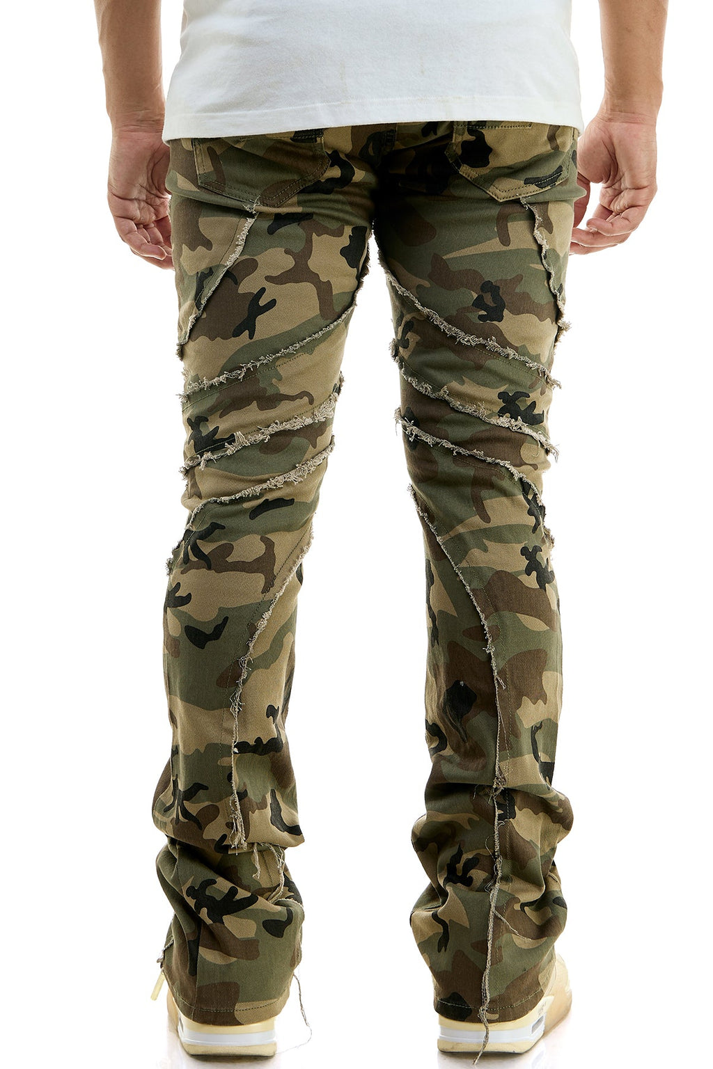 FLARED OVERLAP PANTS