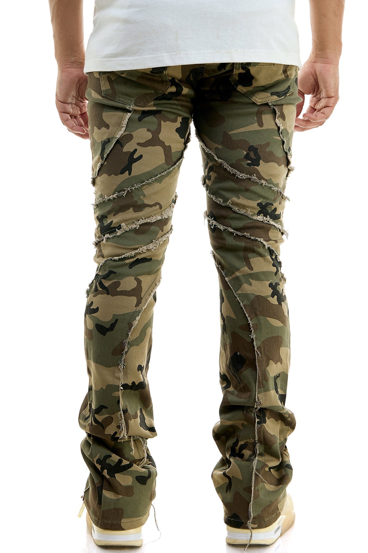 FLARED OVERLAP PANTS