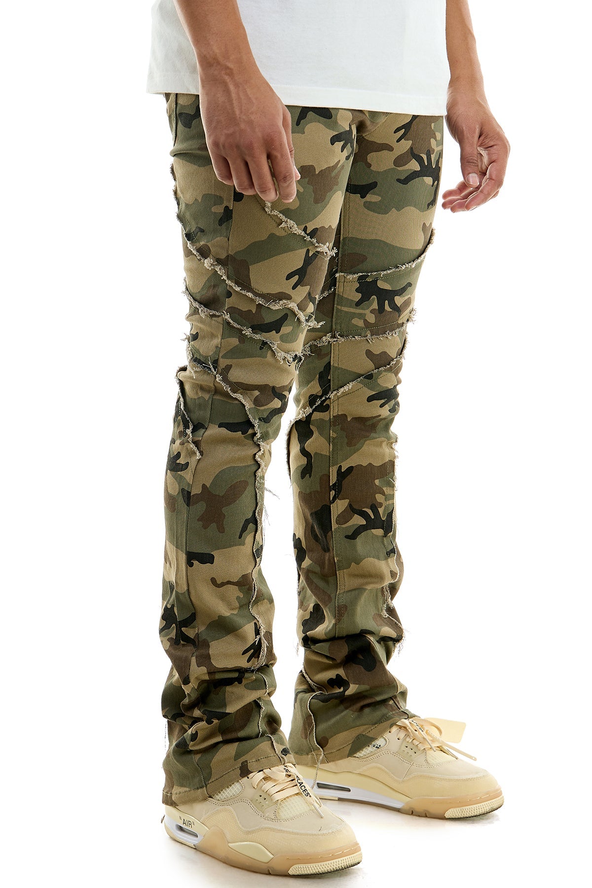 FLARED OVERLAP PANTS