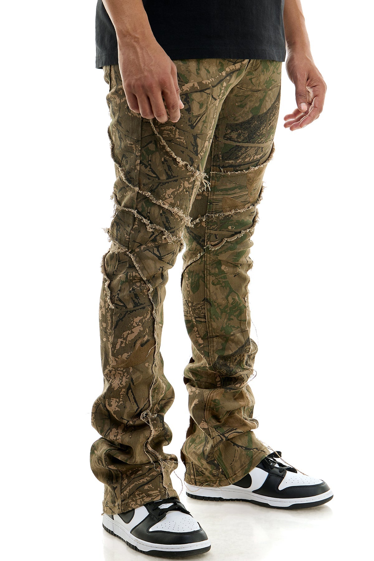 FLARED OVERLAP PANTS