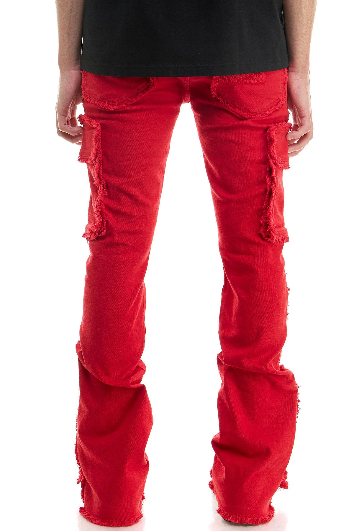 RAW CARGO FLARE PANTS