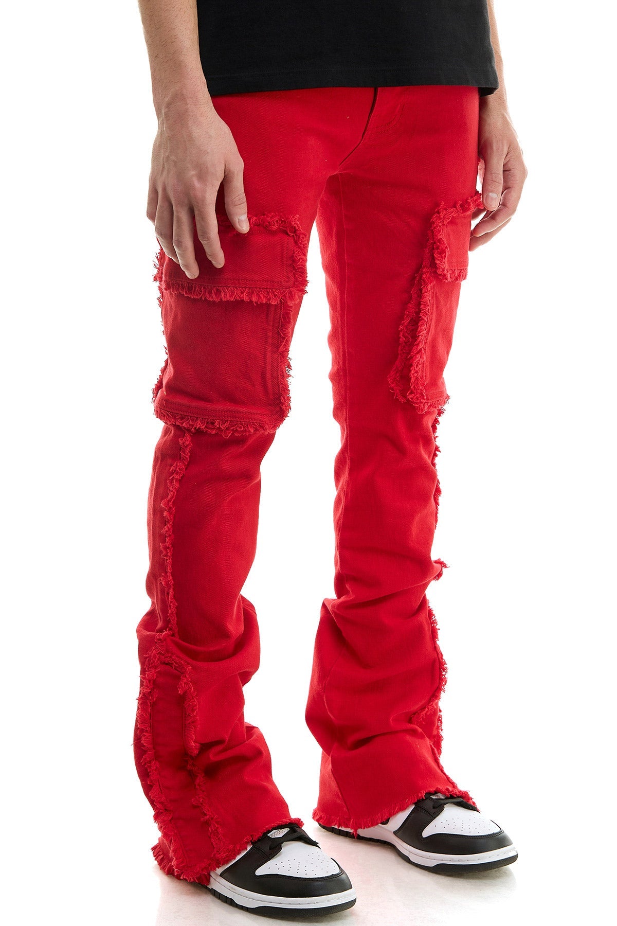 RAW CARGO FLARE PANTS