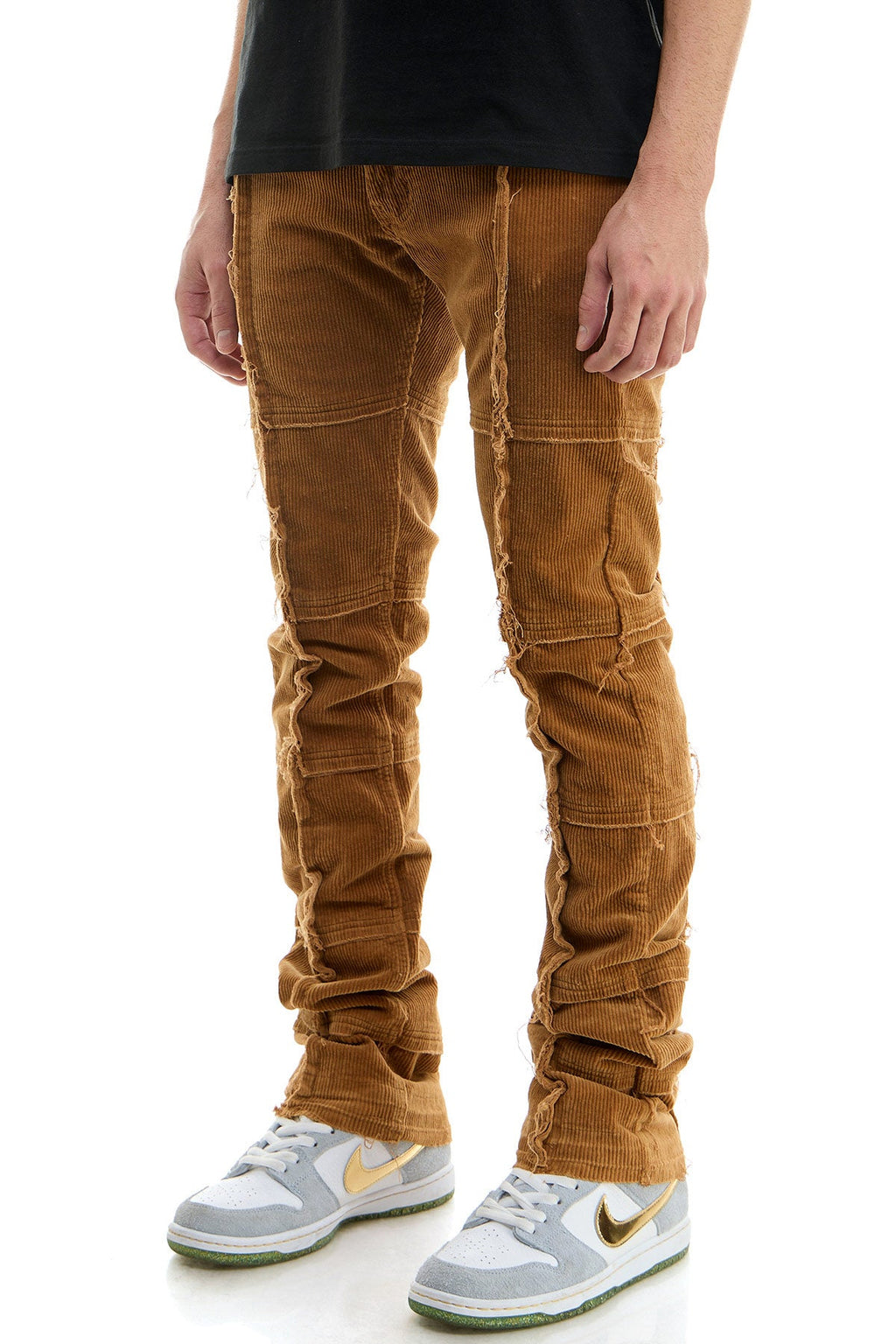 STACKED CORDUROY RAISER PANTS