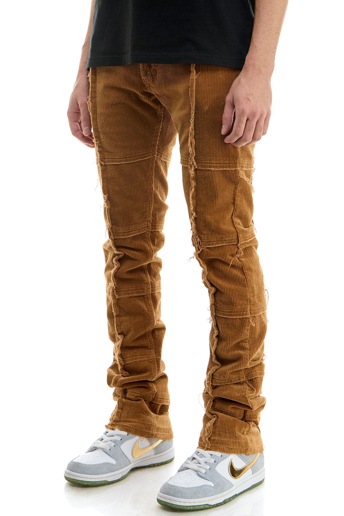 STACKED CORDUROY RAISER PANTS