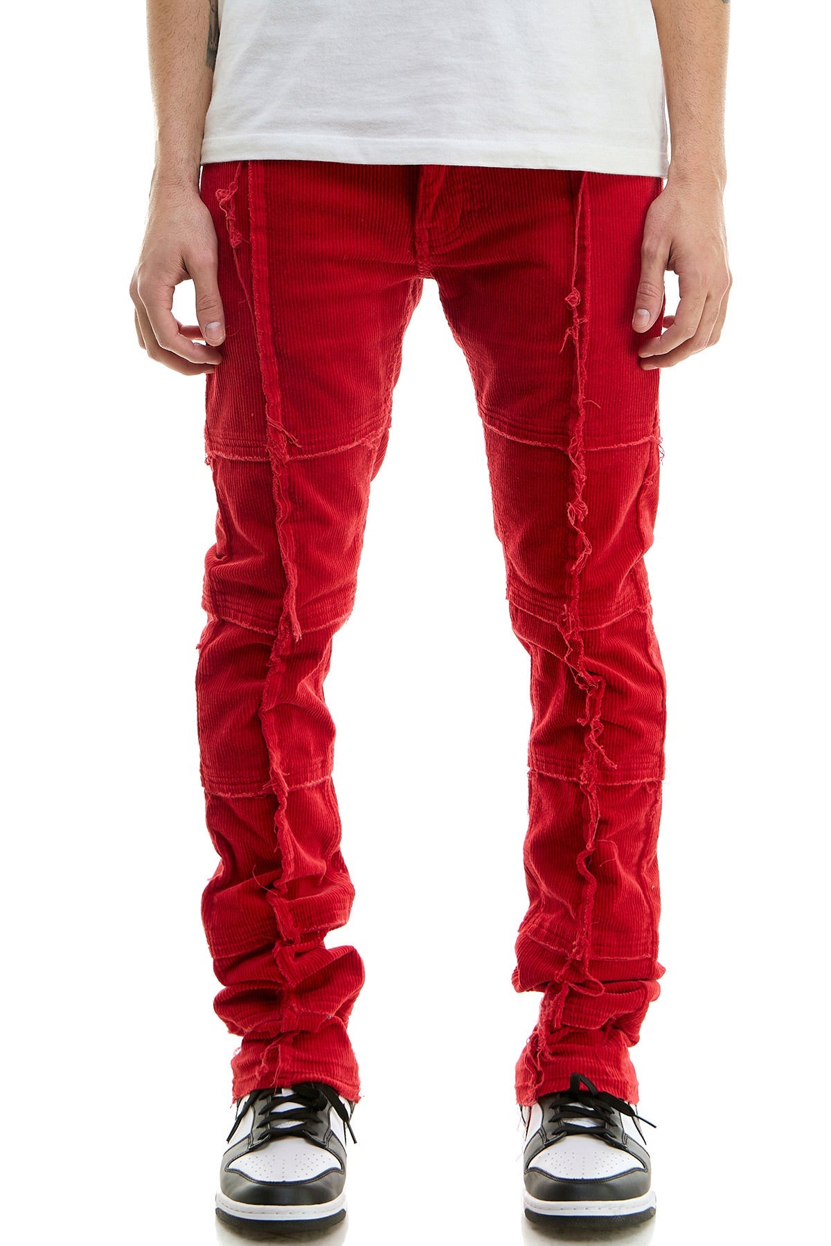 STACKED CORDUROY RAISER PANTS