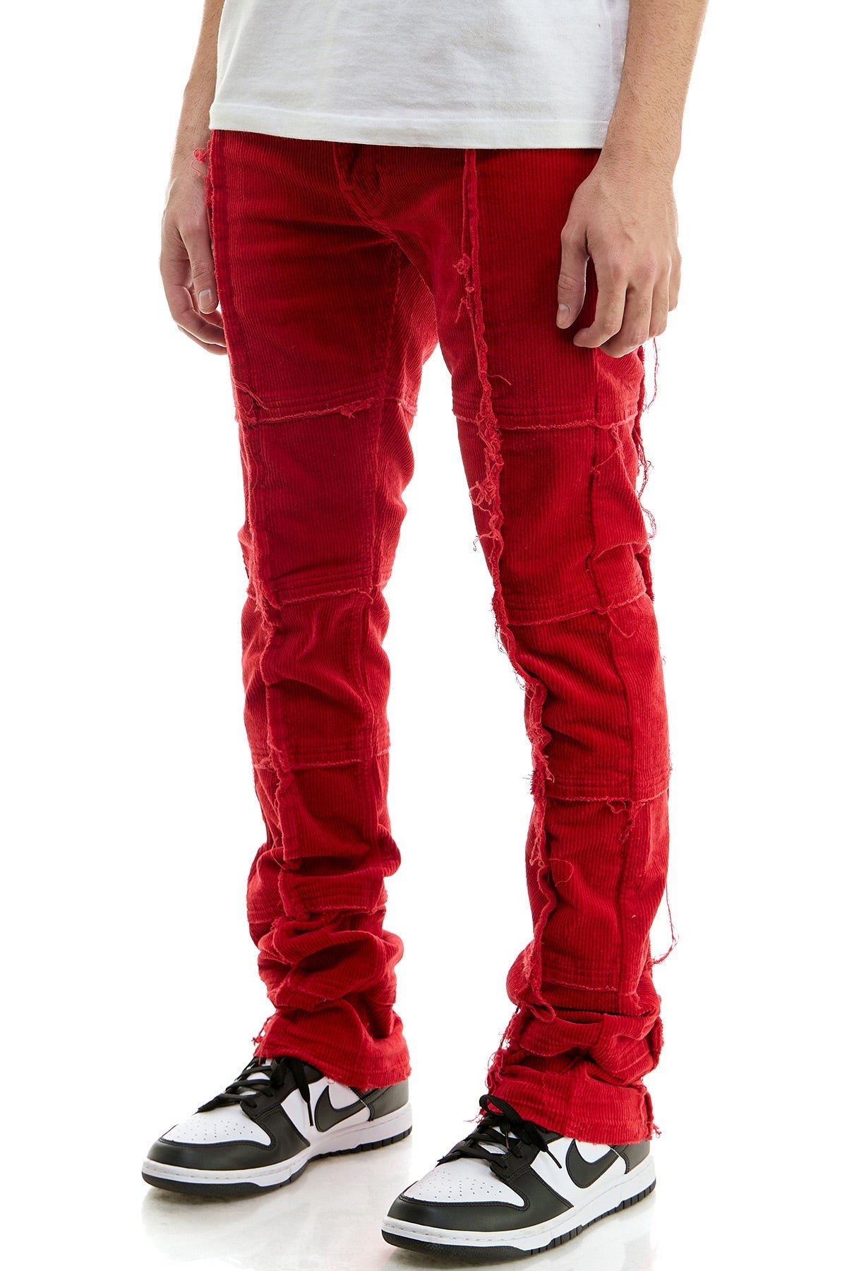 STACKED CORDUROY RAISER PANTS