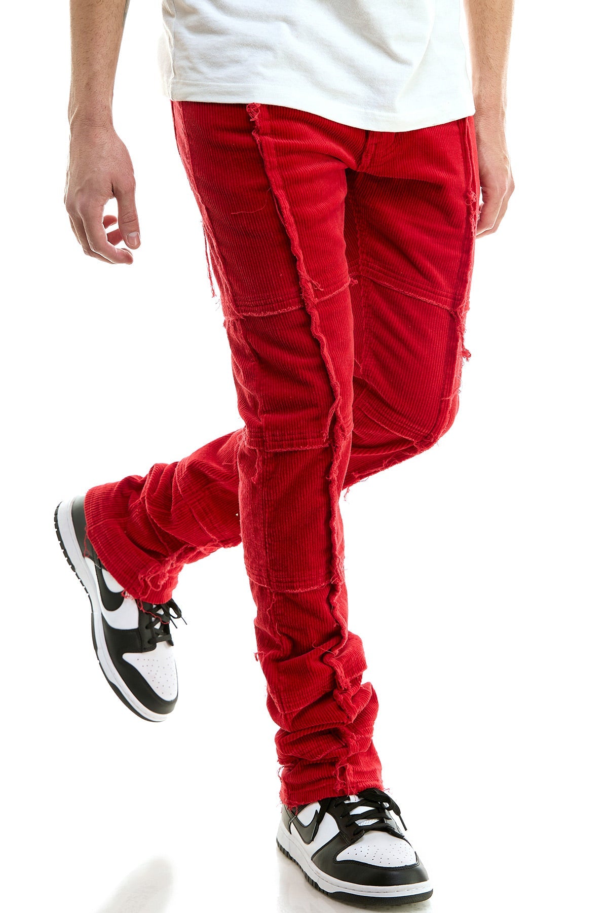 STACKED CORDUROY RAISER PANTS