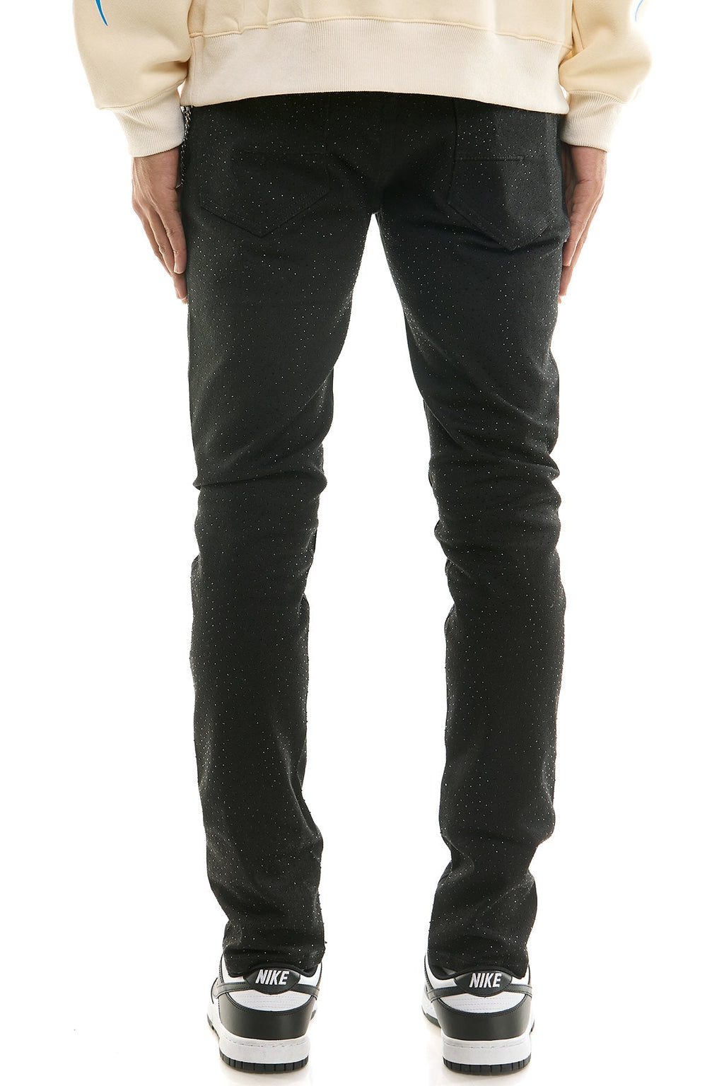 RHINESTONE SKINNY JEANS