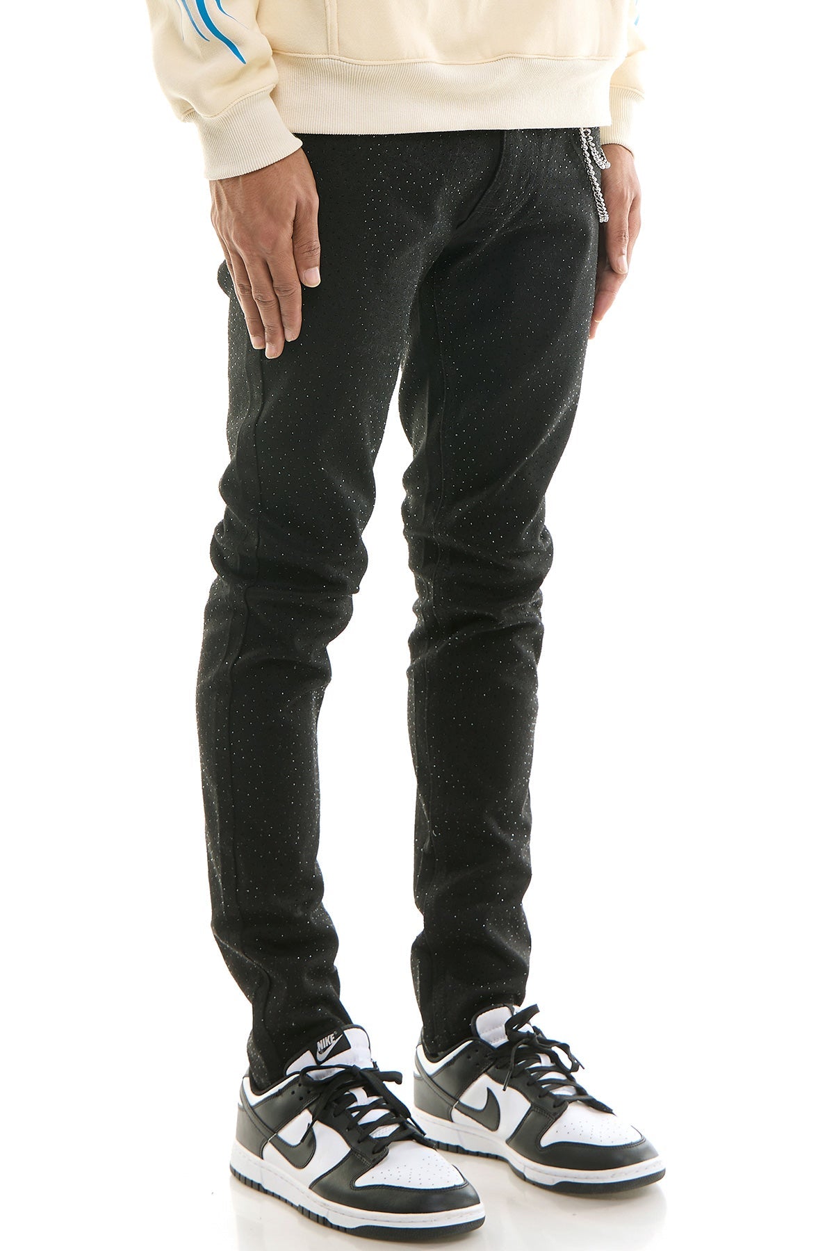 RHINESTONE SKINNY JEANS