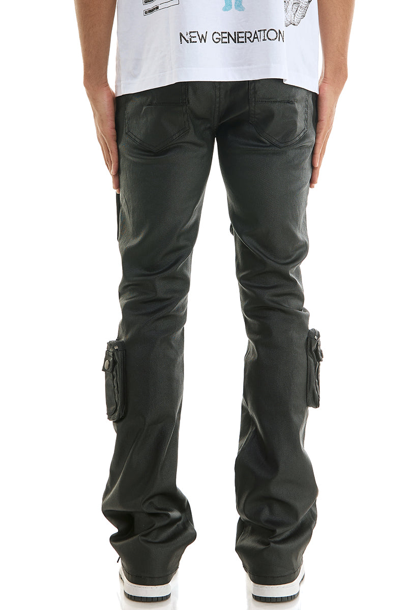 JET CARGO SKINNY FLARE JEANS