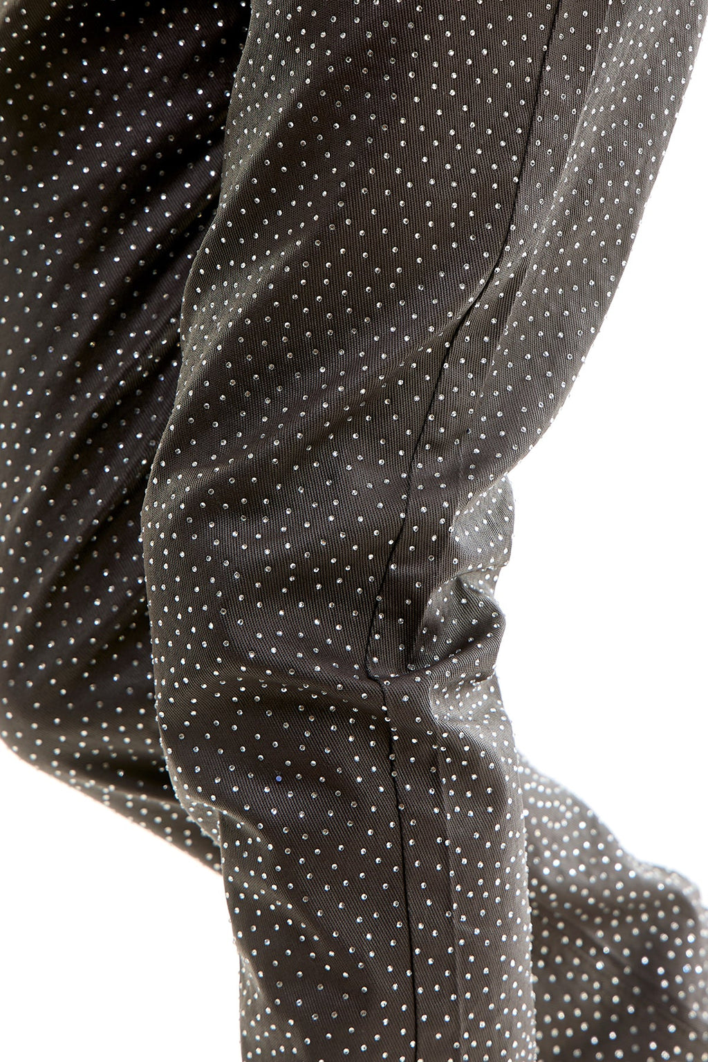 SHINE RHINESTONE JEANS