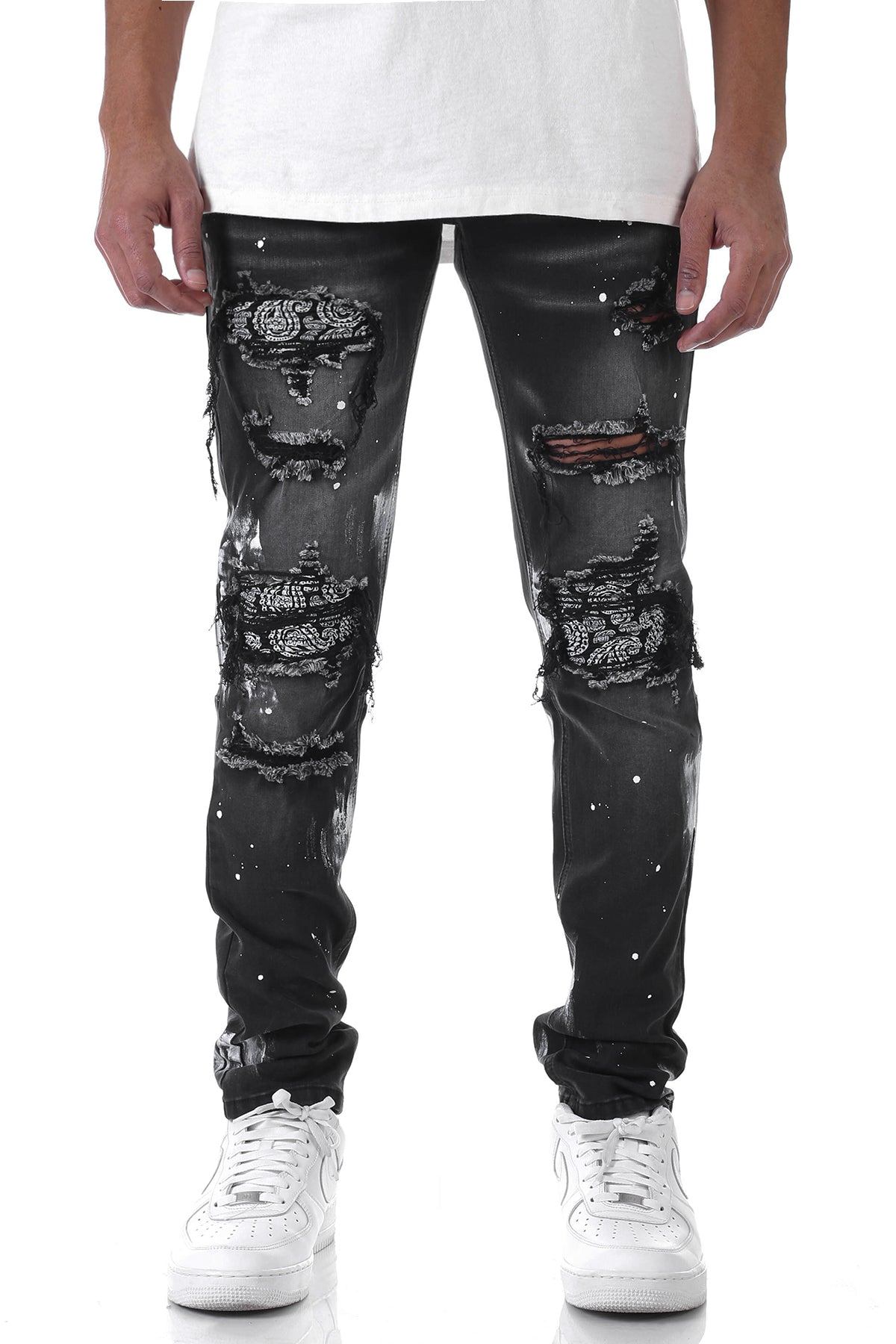 PAINTER'S PAISLEY JEANS