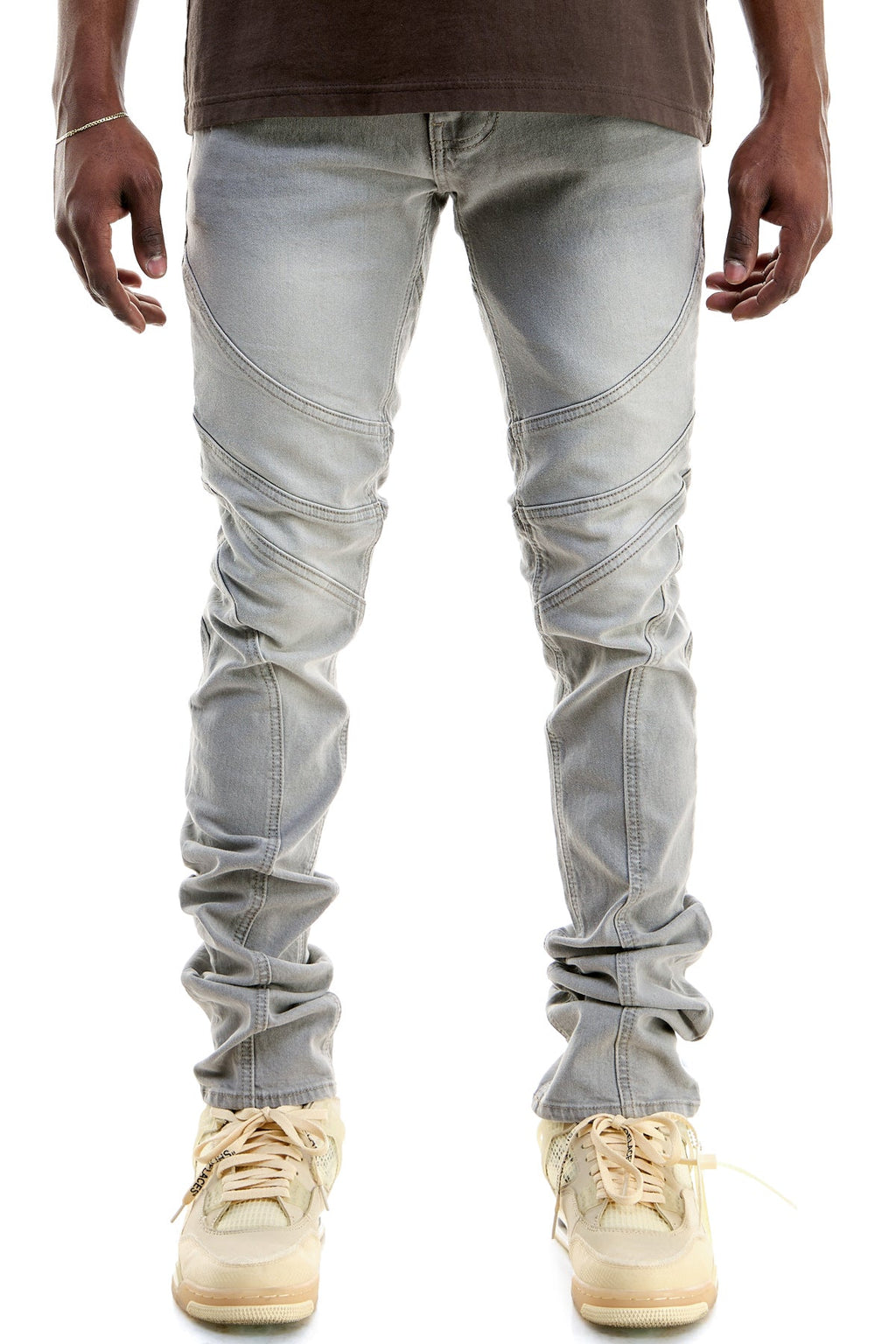 STACKED OVERLAP JEANS