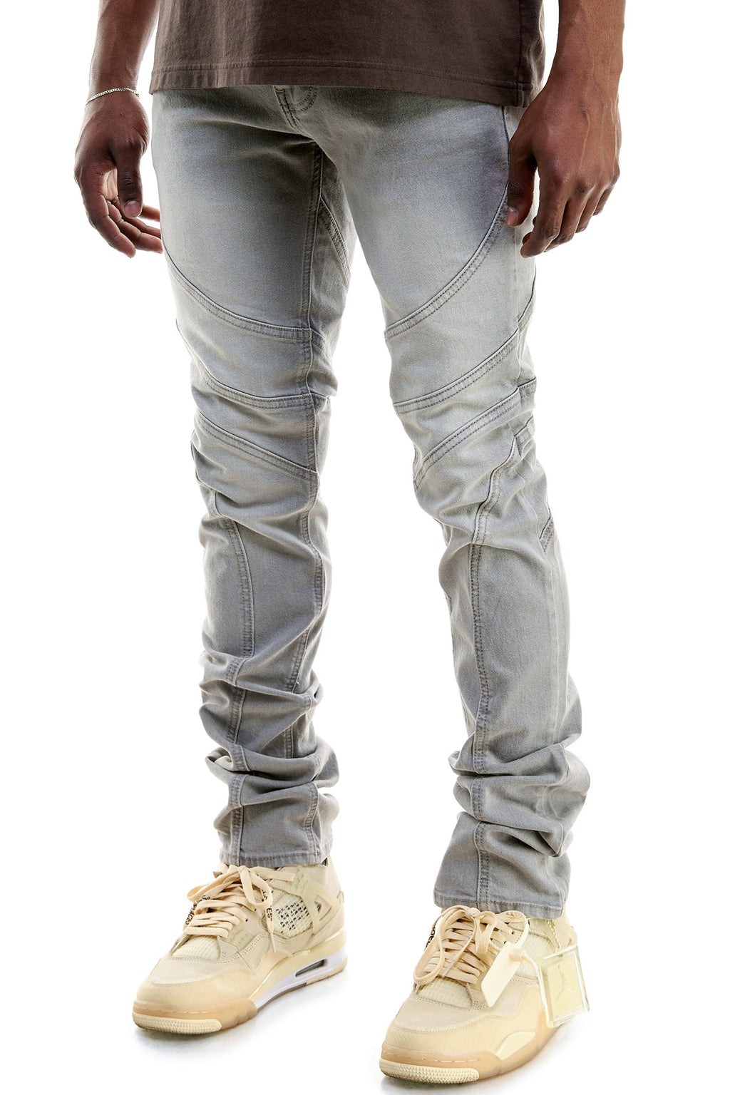 STACKED OVERLAP JEANS