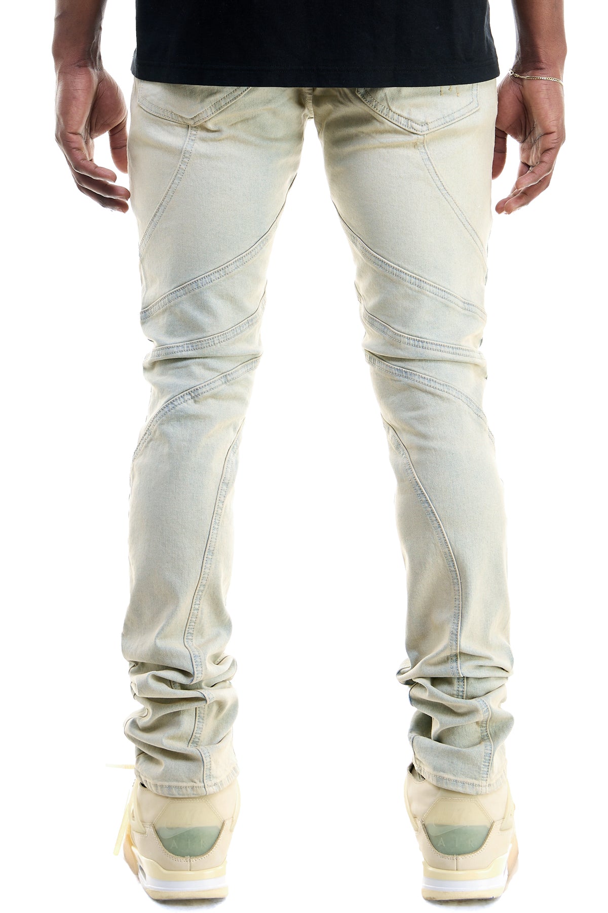 STACKED OVERLAP JEANS