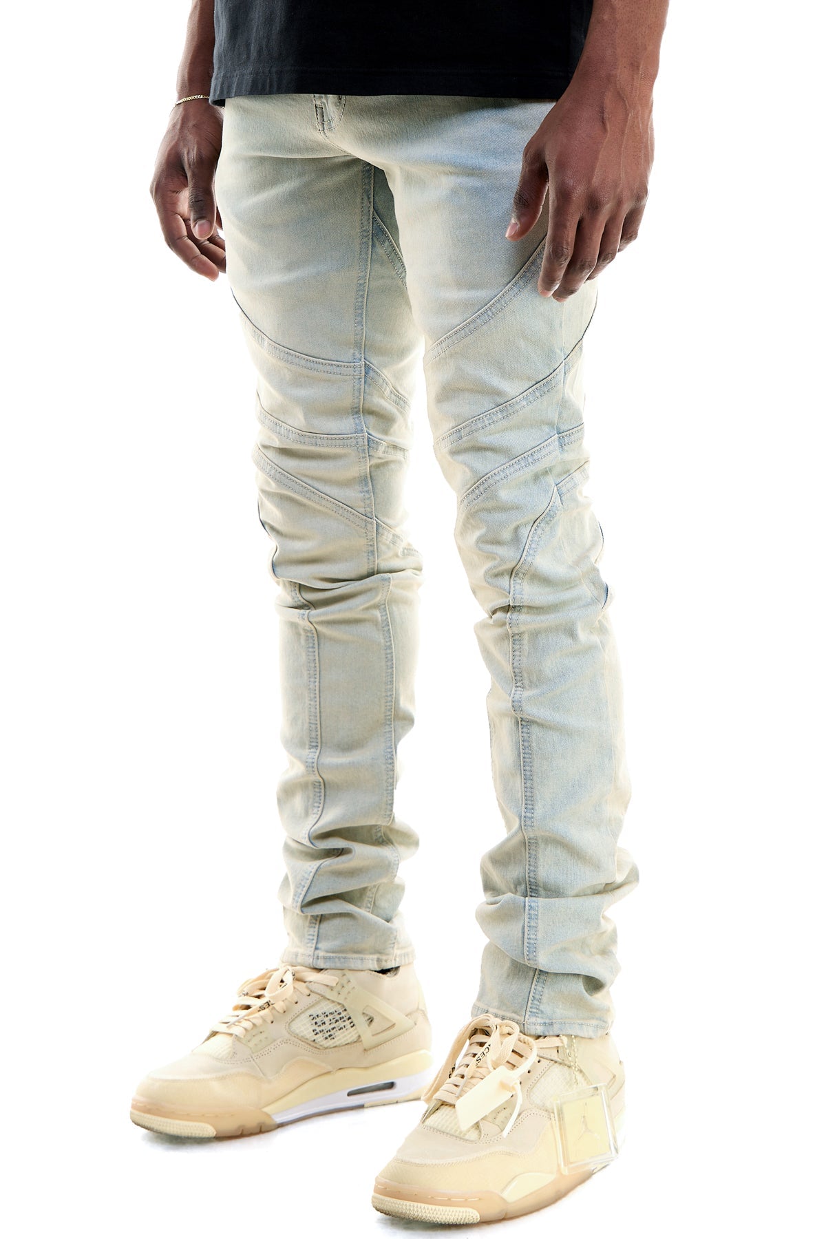 STACKED OVERLAP JEANS
