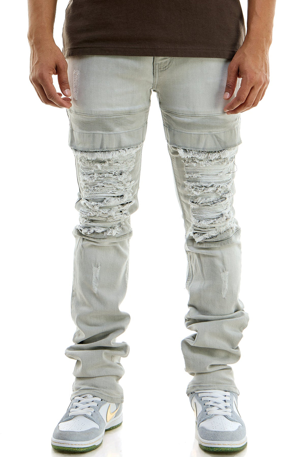 STACKED KNEEP JEANS