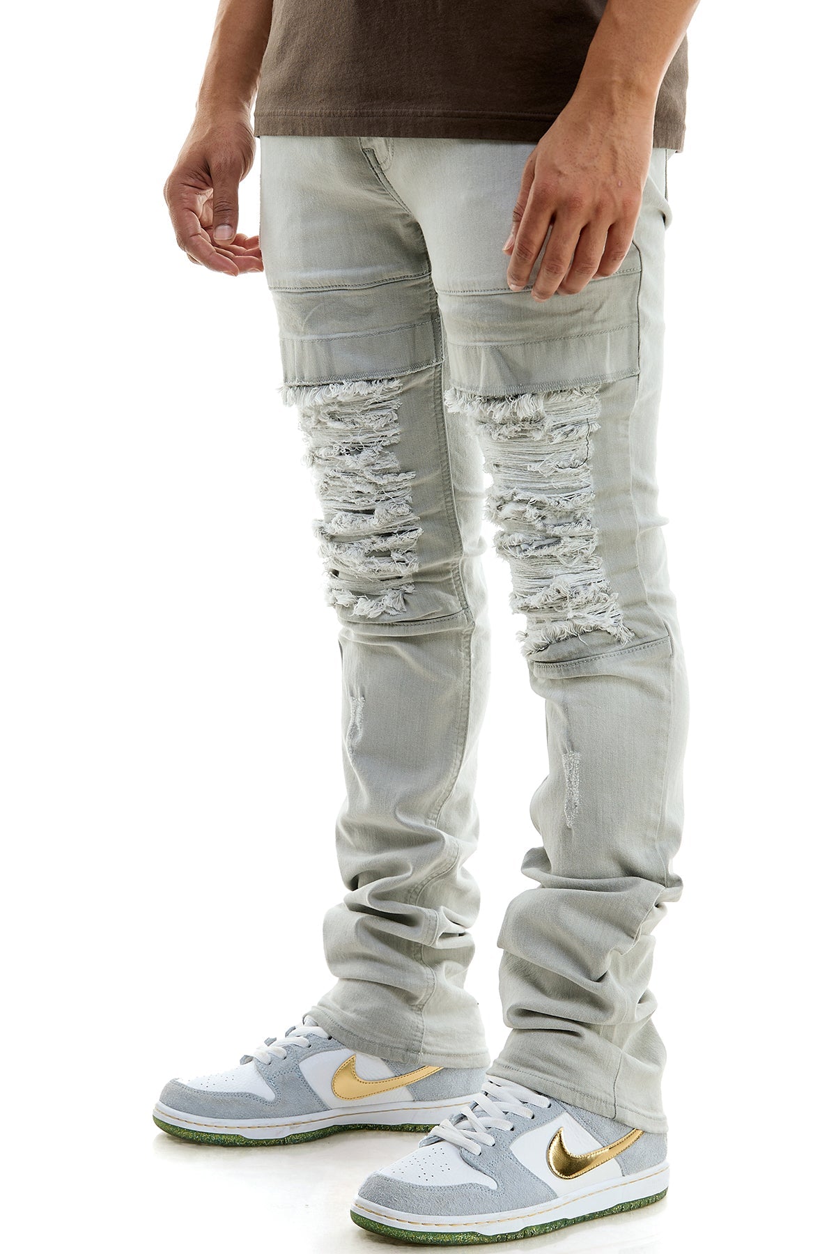 STACKED KNEEP JEANS