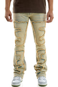 PUZZLE FLARE JEANS