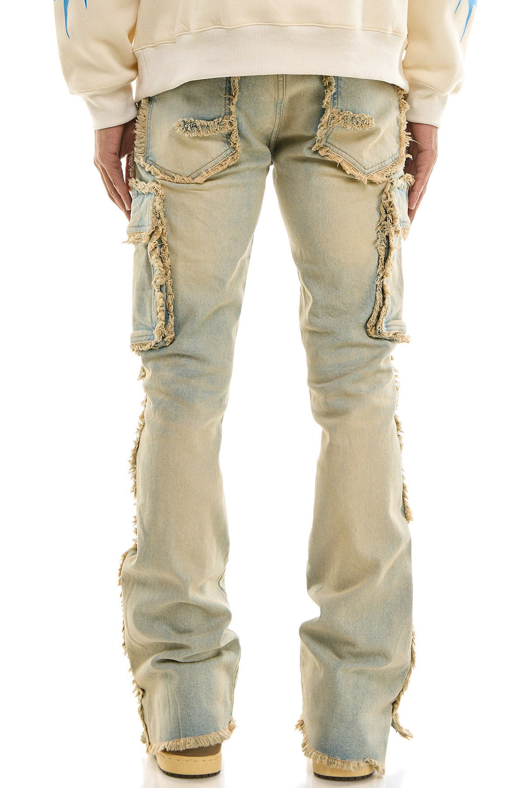 RAW CARGO FLARE JEANS